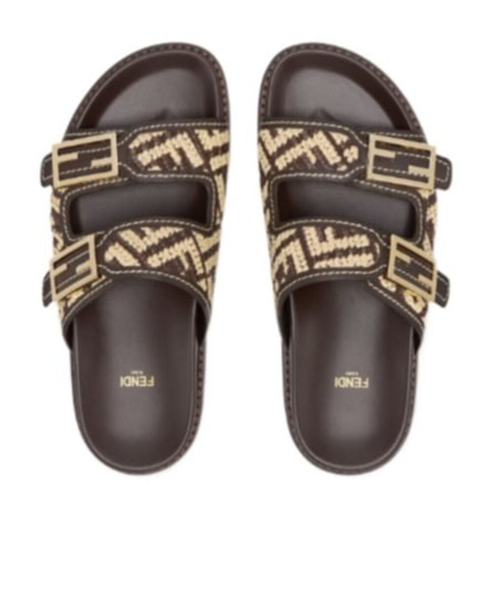 Fendi Feel Logo Detailed women’s Slides